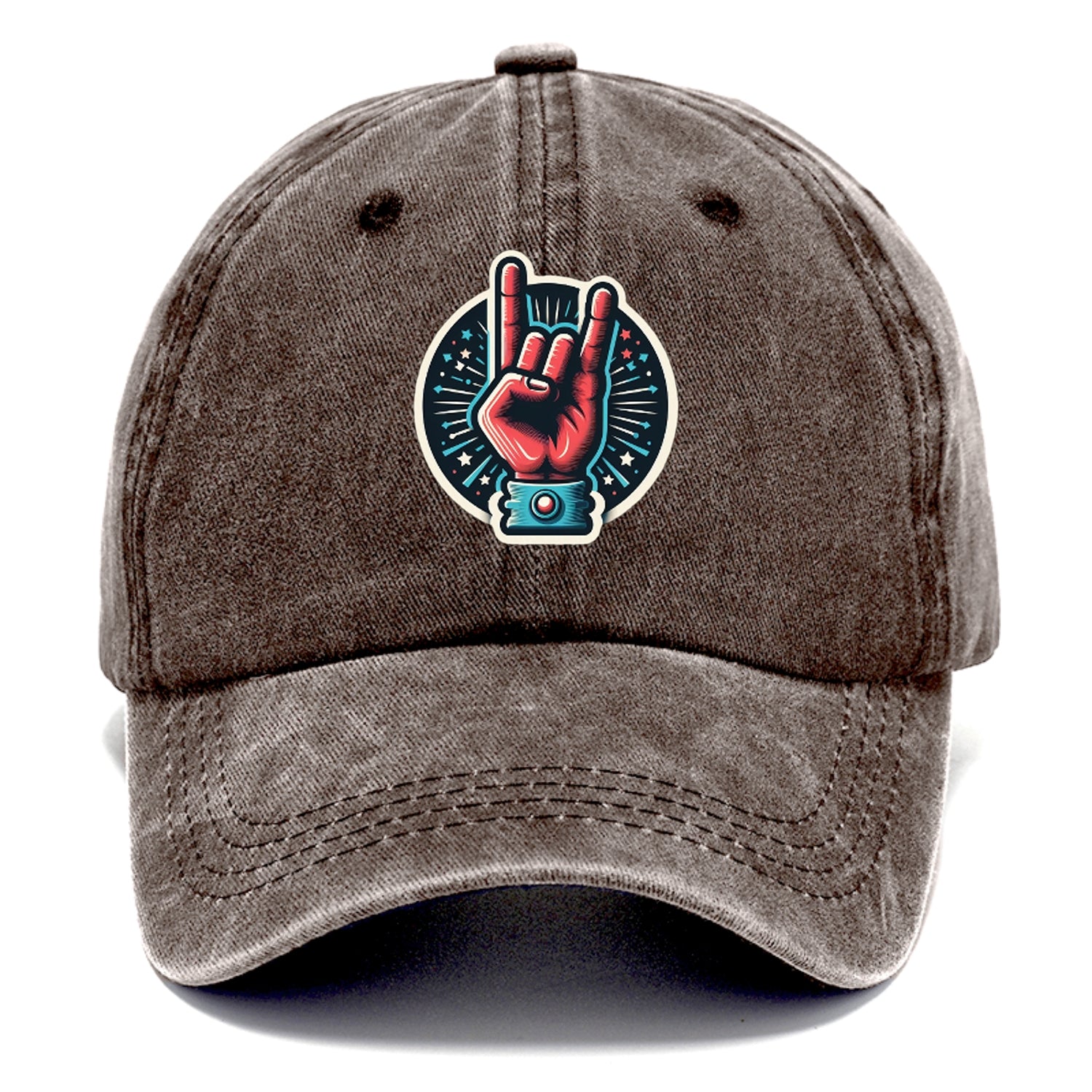 hand horn rock Hat