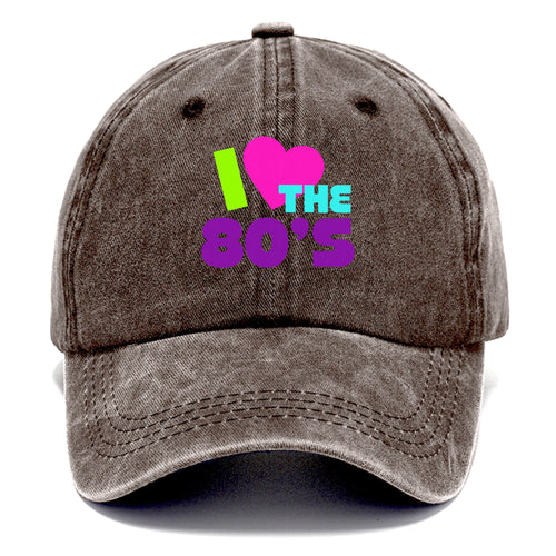 Retro 80s I Heart The 80s Classic Cap