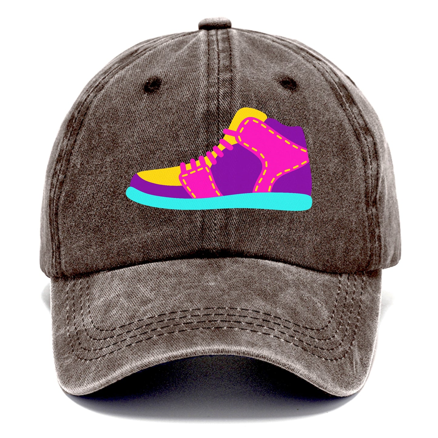 Retro 80s Basketball_Shoe Hat