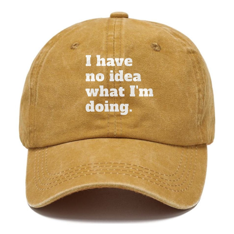 i have no idea what i'm doing Hat