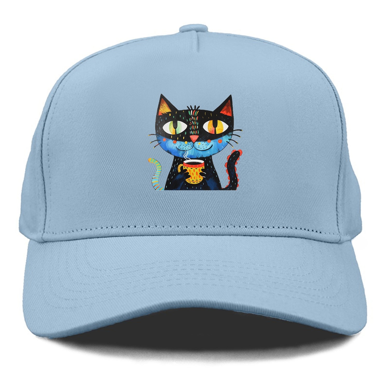 Coffee Cat Vibrant Mornings Hat