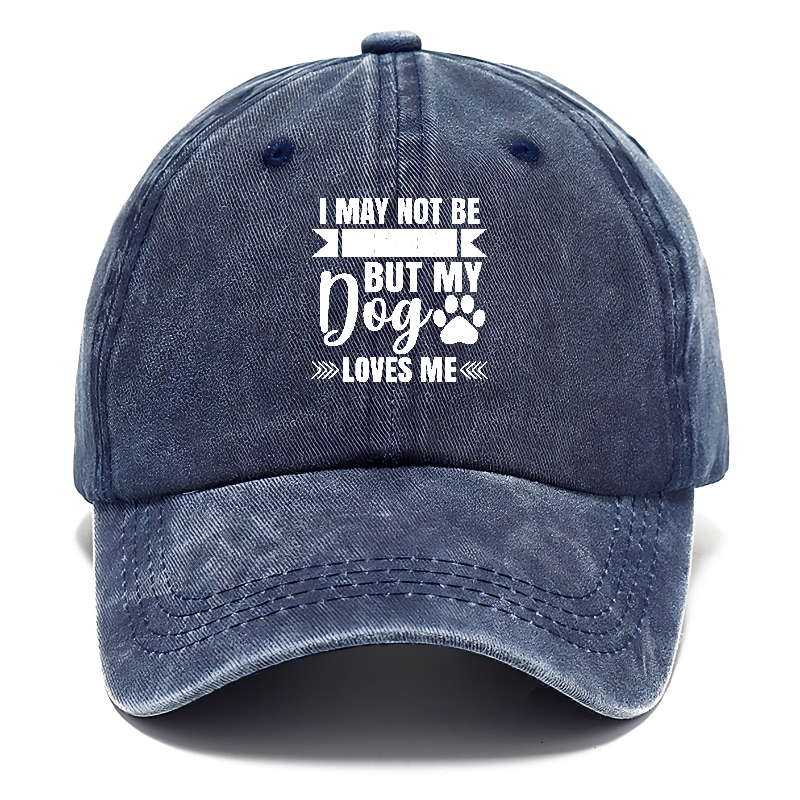 I may not be perfect but my dog loves me Hat