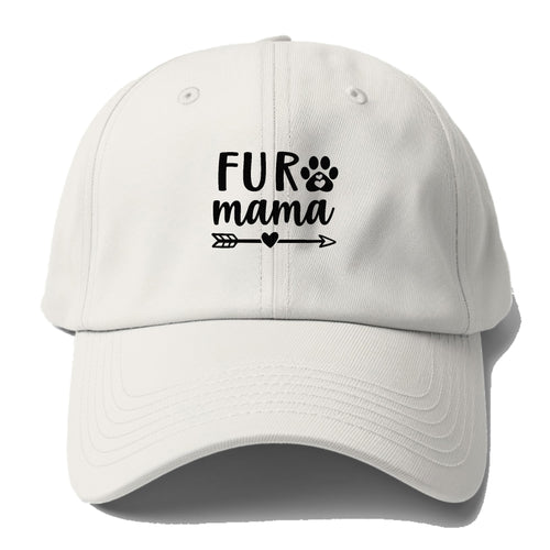 Fur Mama Baseball Cap For Big Heads