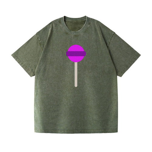 Retro 80s Lollipop Purple Vintage T-shirt