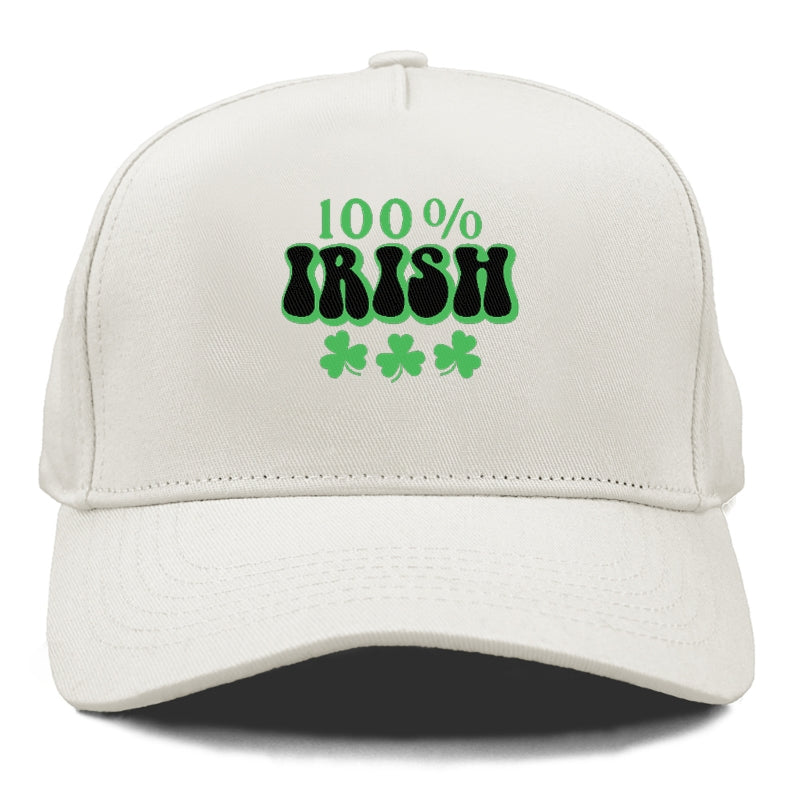 100 Percent Irish Shamrock Hat