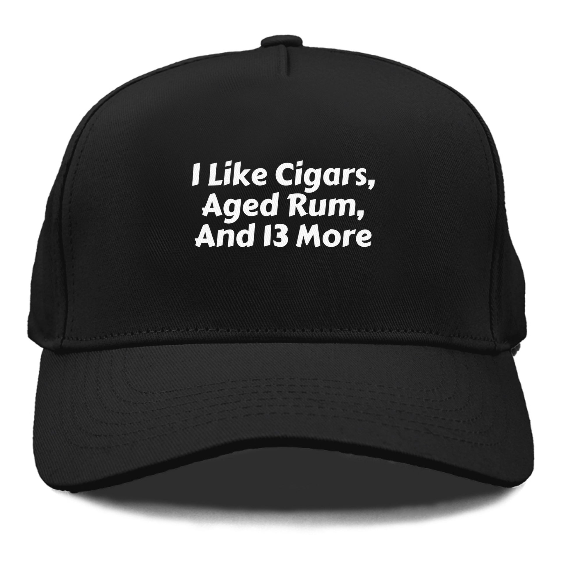 i like cigars, aged rum and 13 more Hat