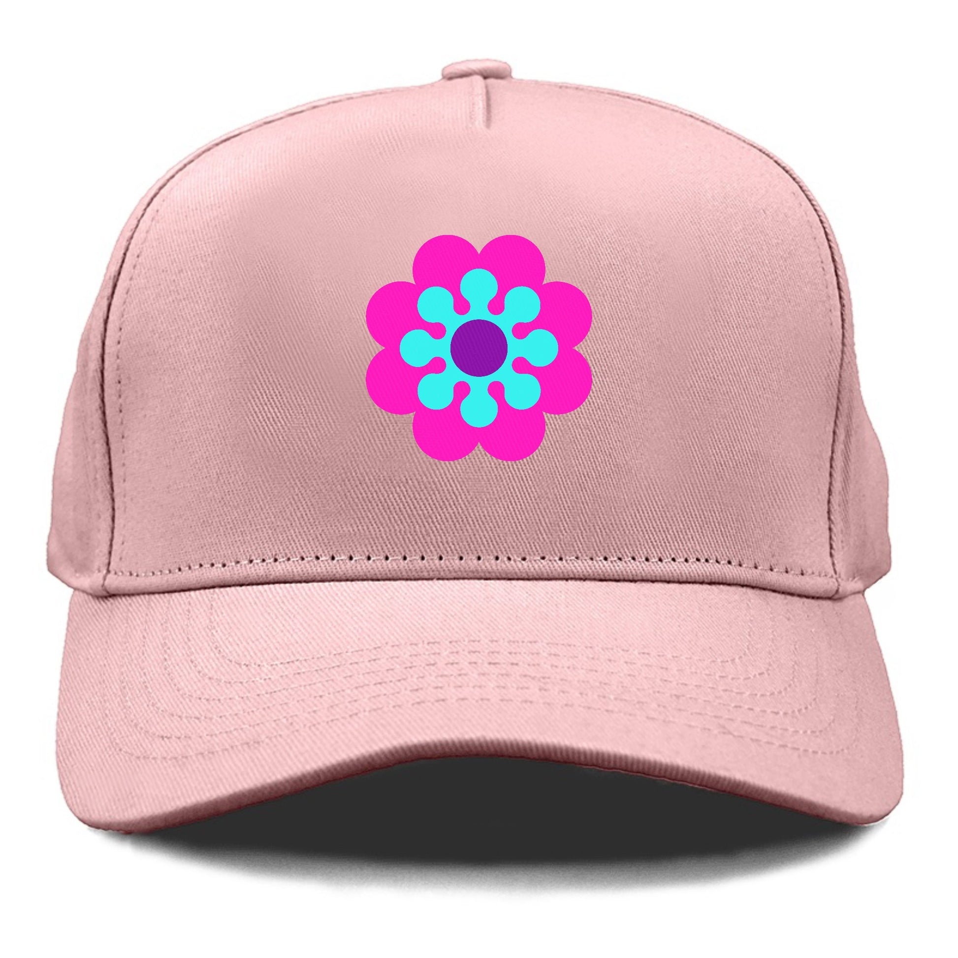 Retro 80s Flower Pink Hat