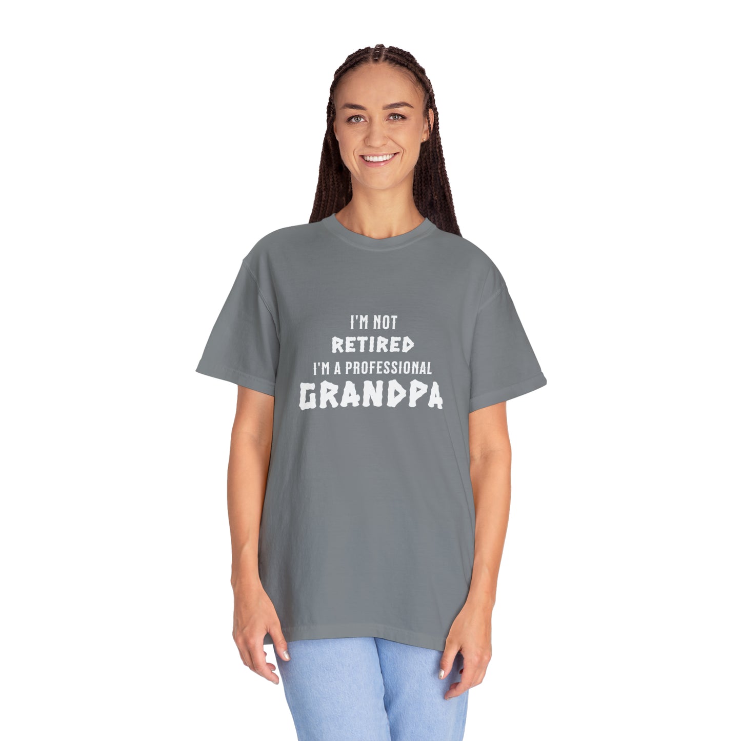 "I'm Not Retired, I'm a Professional Grandpa" T-Shirt: The Hat for Proud Grandfathers