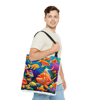 Aquí Fishy Fishy Fishy Tote Bag (AOP)