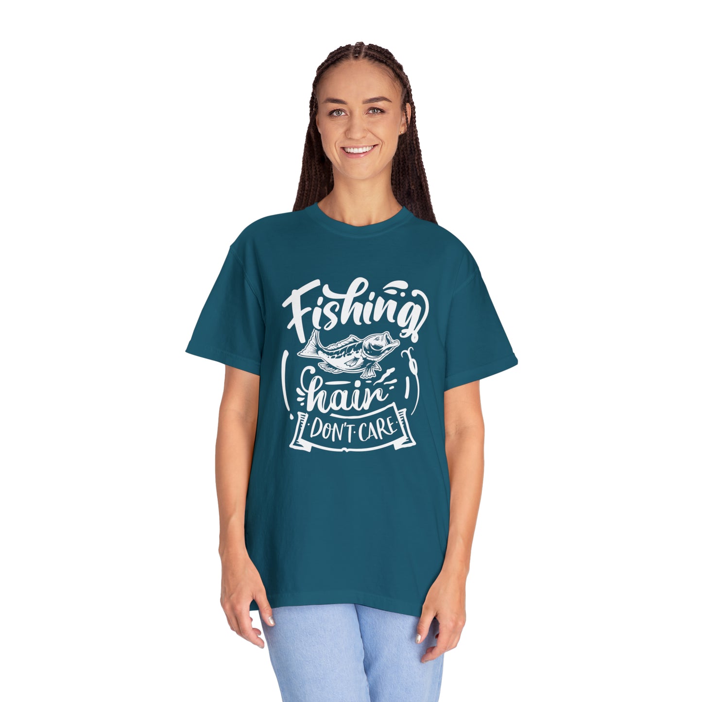 "Fishing Hair Don't Care" T-Shirt