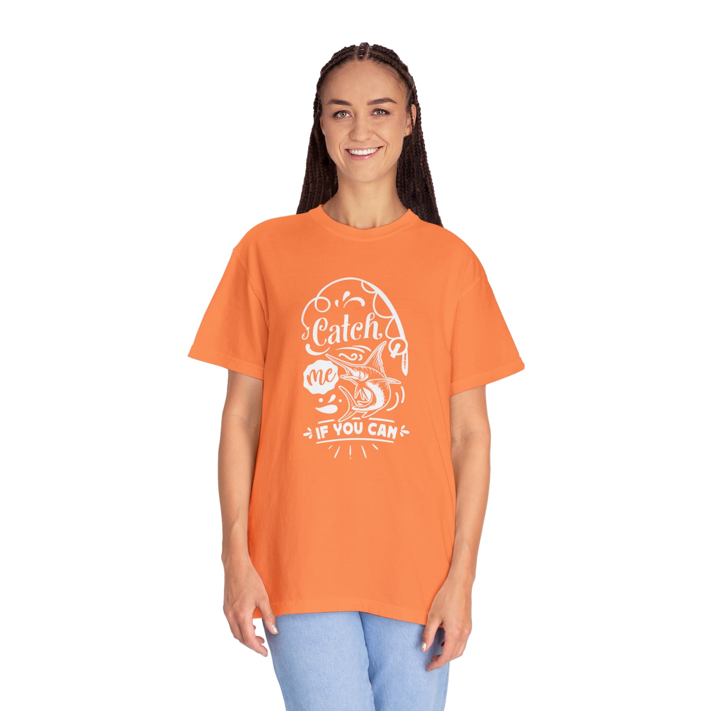 Chasing Adventure: Catch Me If You Can Fishing T-Shirt