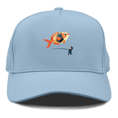 Big Catch  Man and Fish Hat