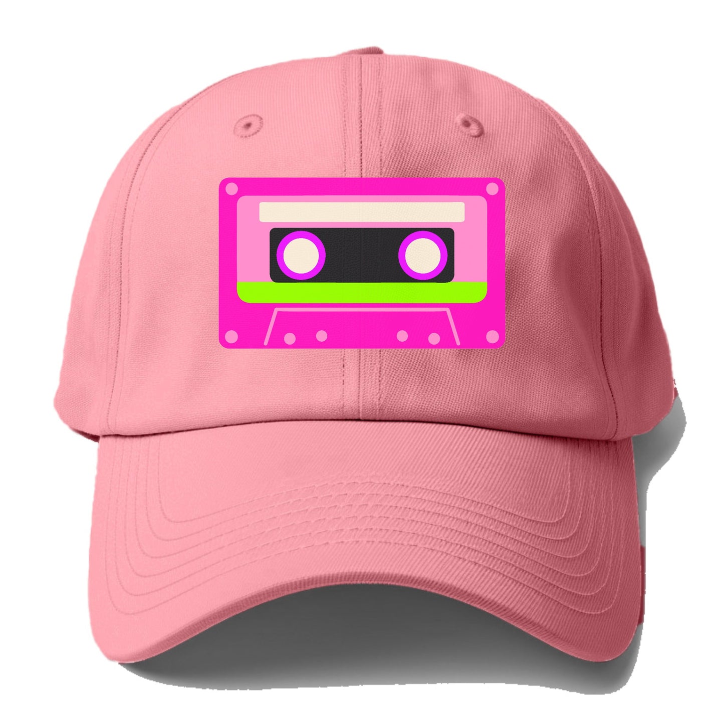 Retro 80s Cassette Pink Hat