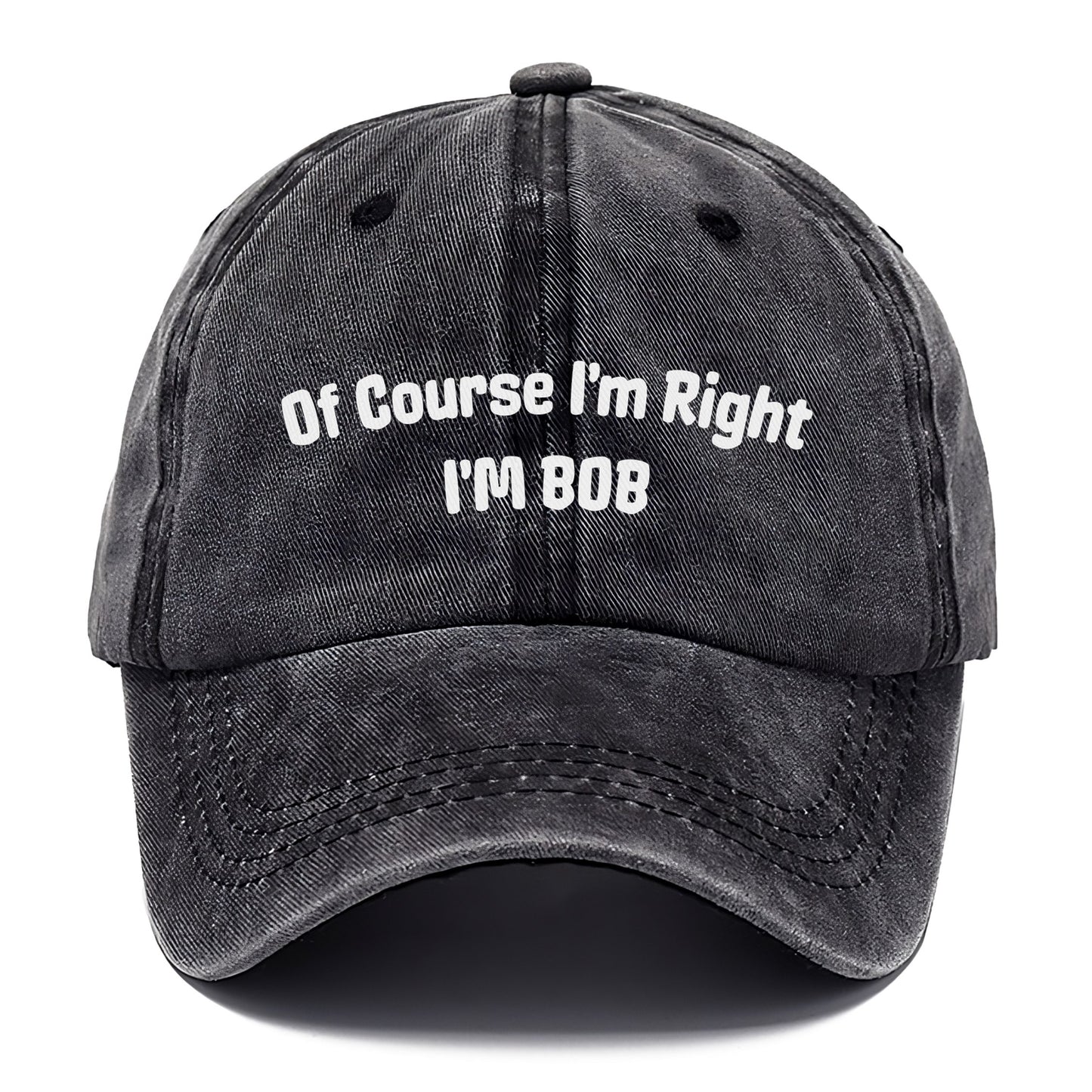 of course i'm right i'm bob Hat