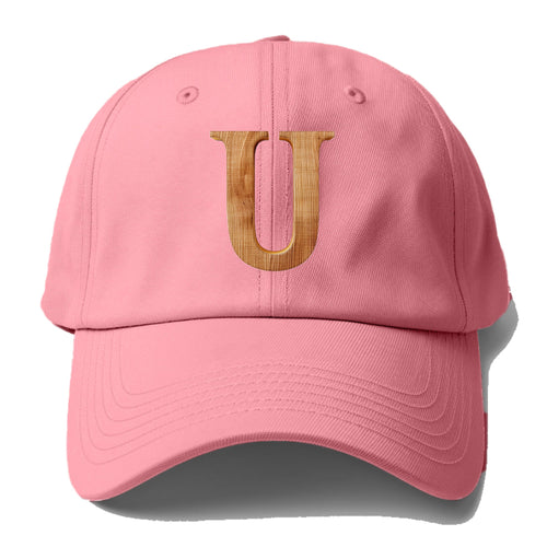 Letter U Baseball Cap For Big Heads