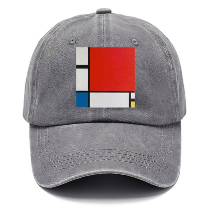 Composition with Red Blue and Yellow Hat