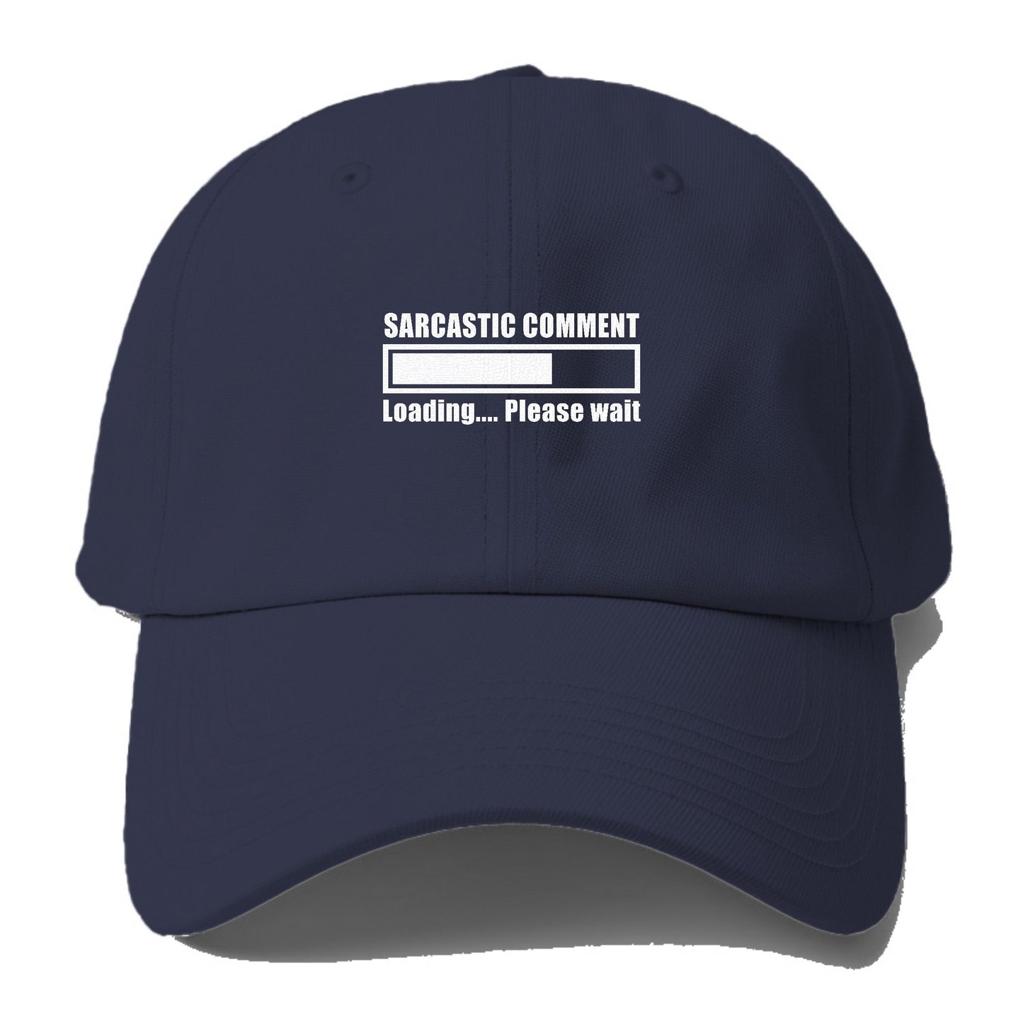 sarcastic comment loading Hat