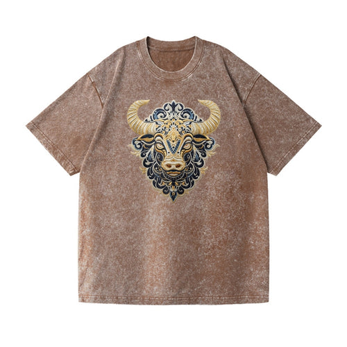 Taurus Zodiac Sign Vintage T-shirt