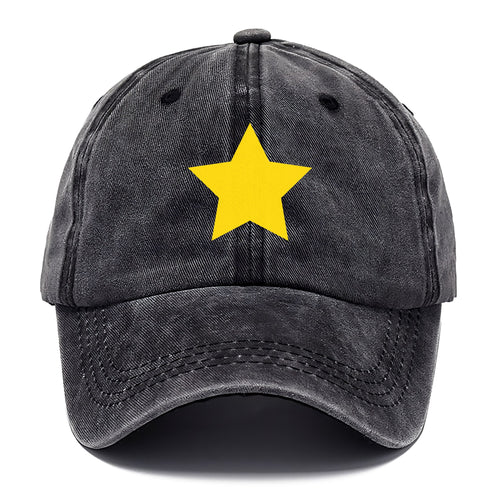 Retro 80s Star Yellow Classic Cap