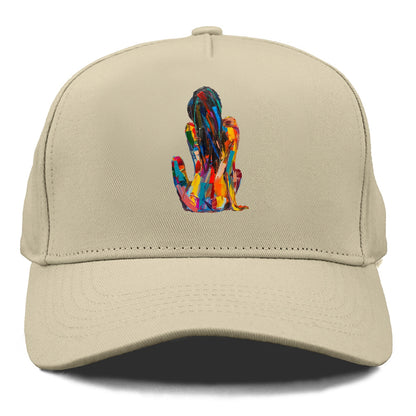 Vibrant Reflection Abstract Beauty Hat