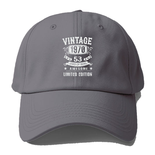 vintage 1970 53 years of being awesome limited edition Hat