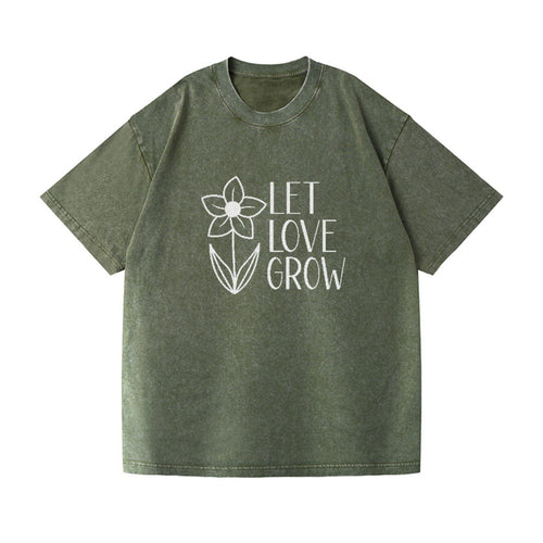 Let Love Grow Vintage T-shirt