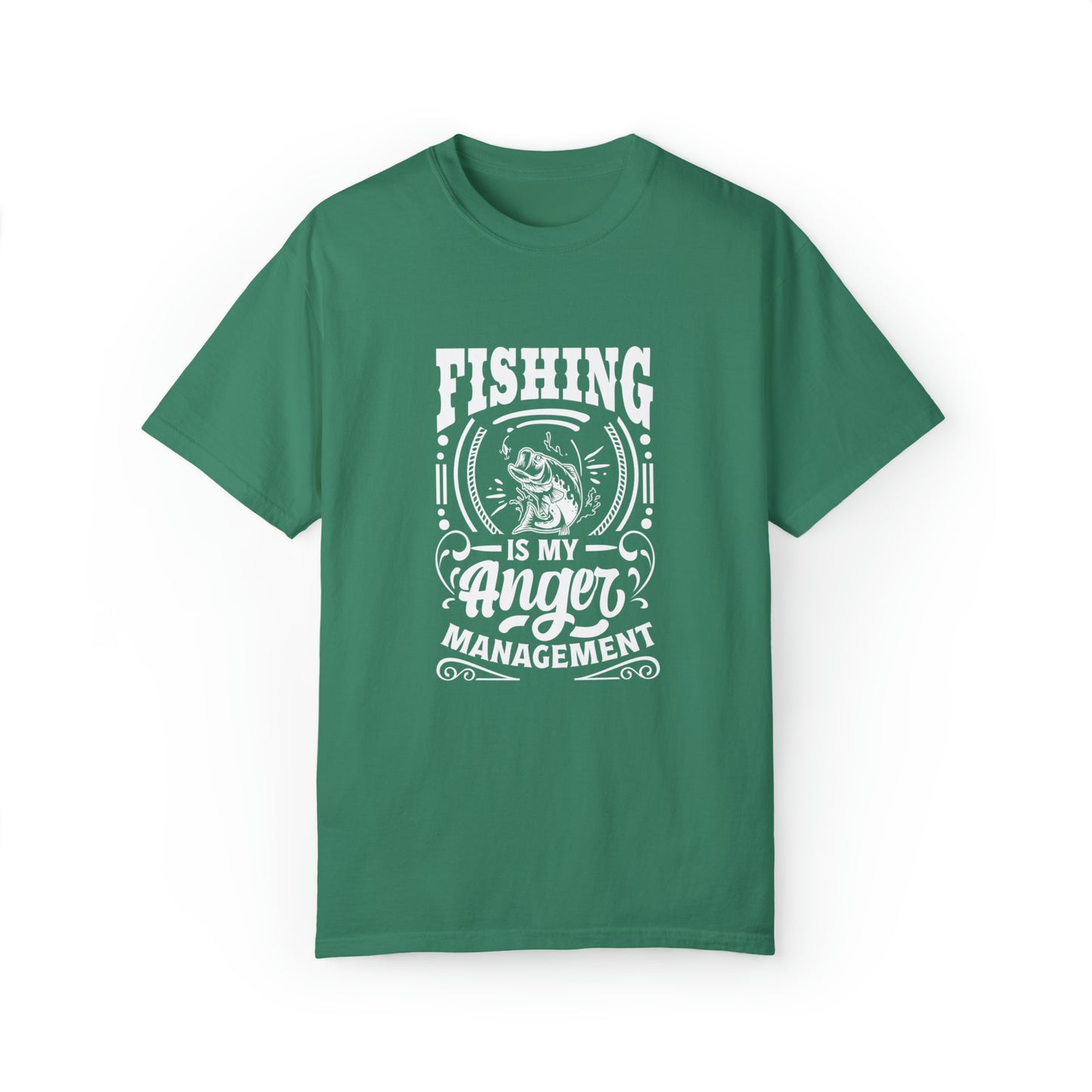 「釣りは私のアンガーマネジメント」Tシャツ