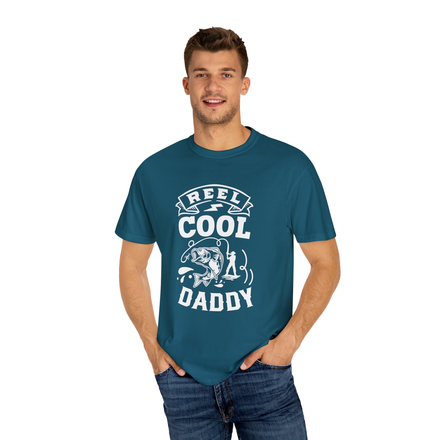 "Reel Cool Daddy: A Stylish Statement for Fishing Enthusiasts" T-Shirt