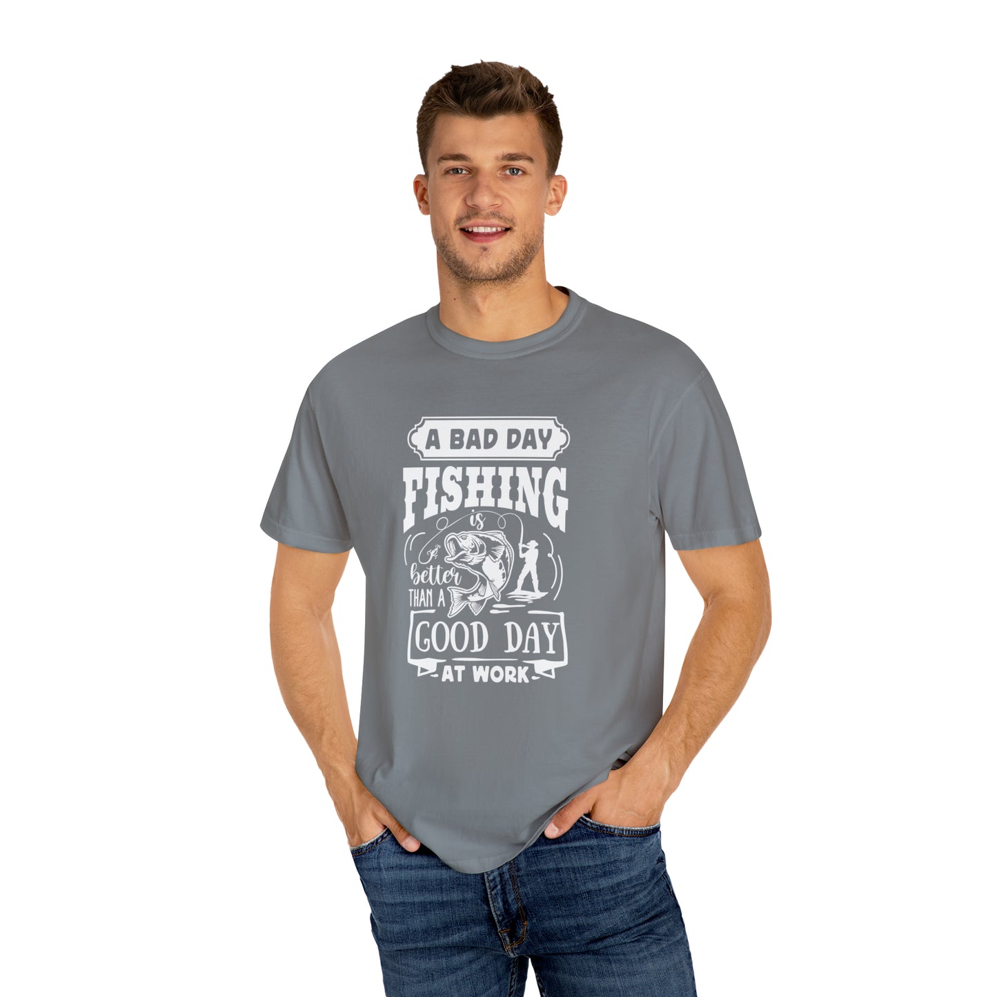 Embrace the Outdoors: A Tough Day Fishing Beats a Great Day at the Office T-shirt