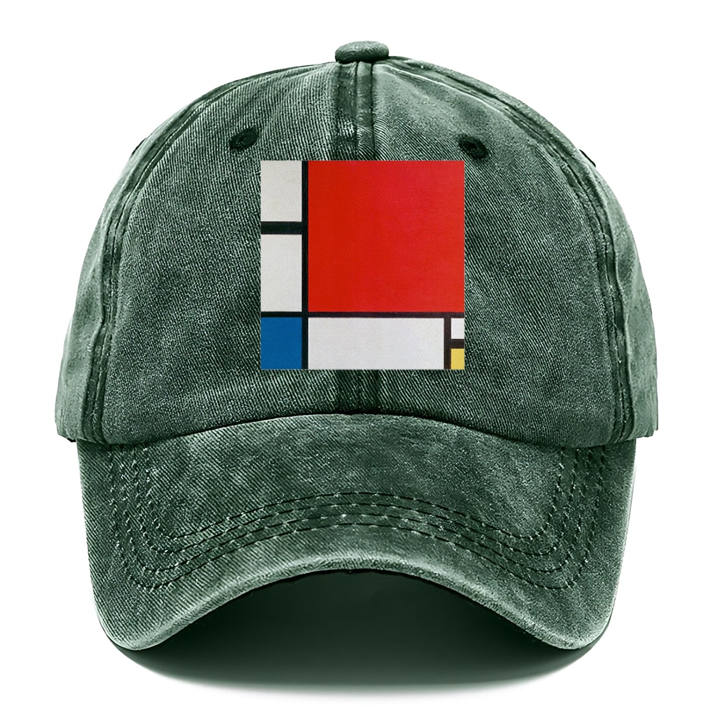 Composition with Red Blue and Yellow Hat