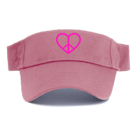 Retro 80s Heart Peace Sign Hat