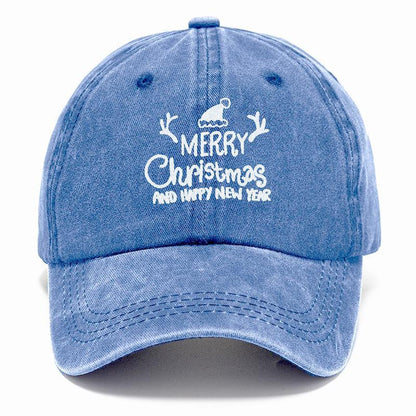 Merry Christmas And Happy New Year Hat