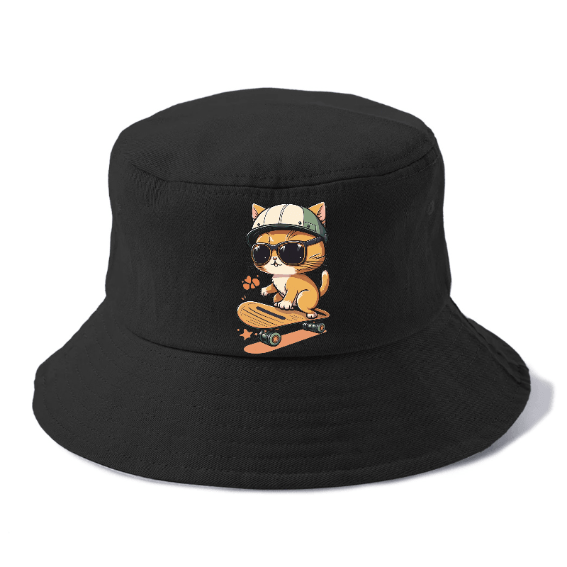 skating cat Hat