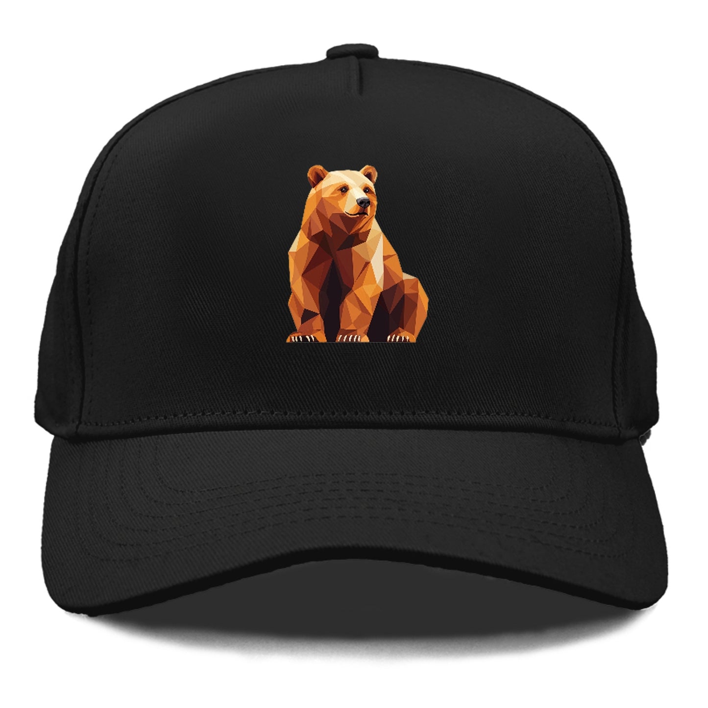 Geometric Bear in Rest Hat