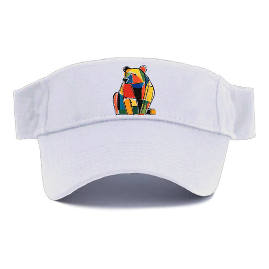 Colorful Abstract Bear Hat