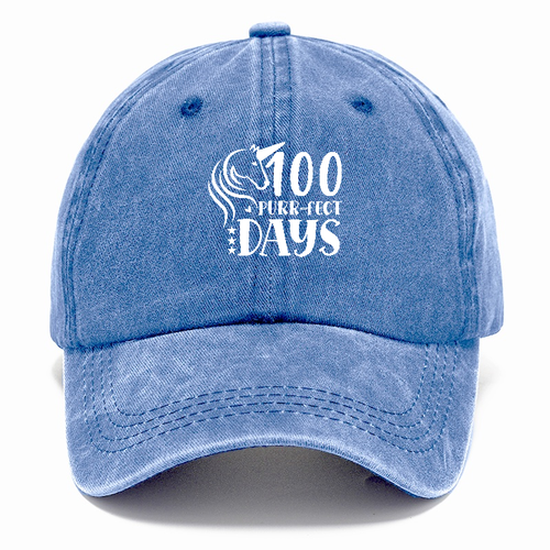 100 Purr Fect Days Classic Cap