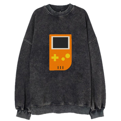 Retro 80s Game Boy Orange Vintage Sweatshirt