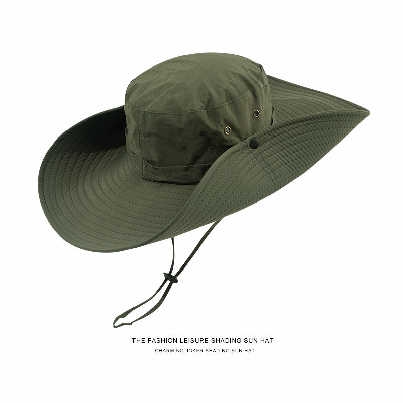 Breathable Outdoor Sun Hat with UV Protection for Hiking and Fishing