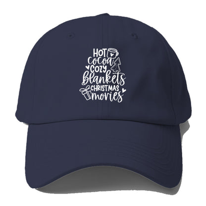 hot cocoa cozy blankets christmas movies Hat