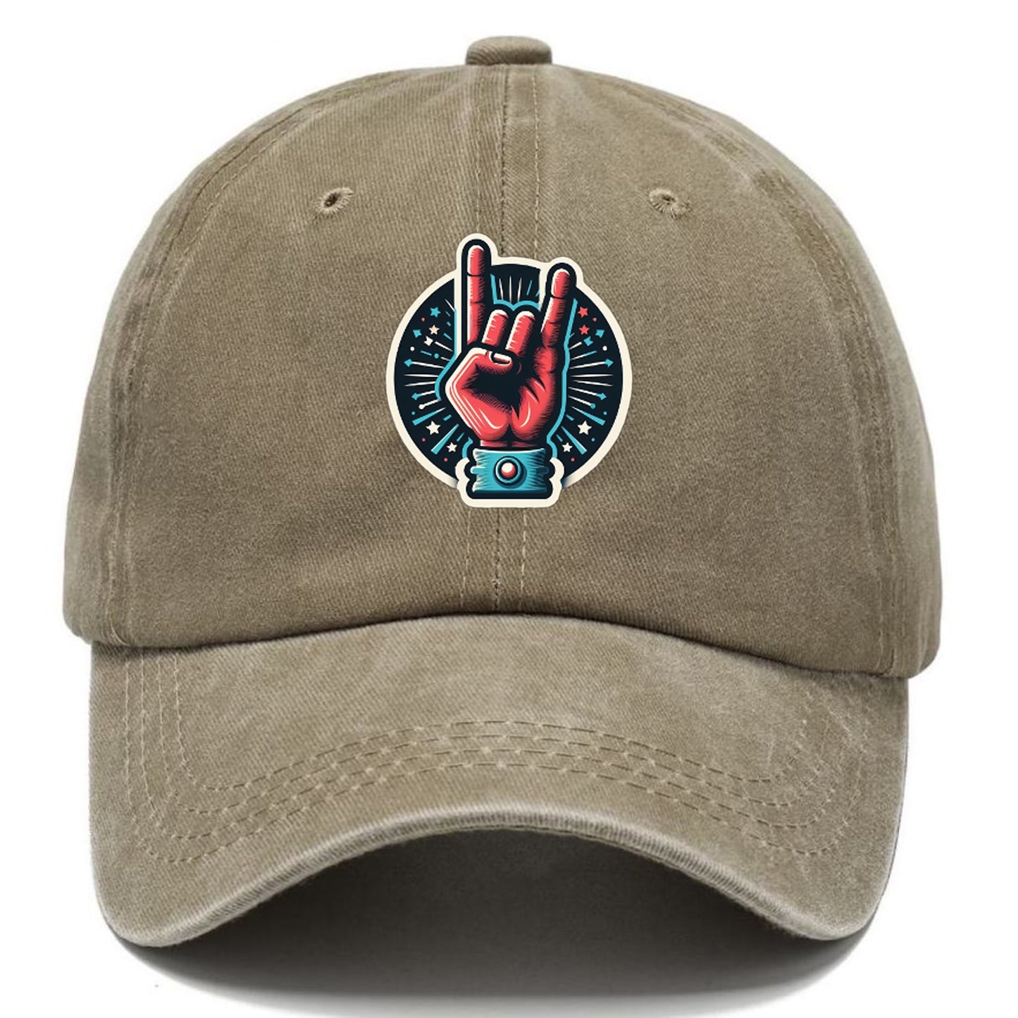 hand horn rock Hat