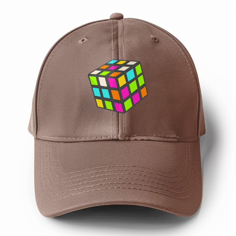 Retro 80s Rubik's Cube Hat