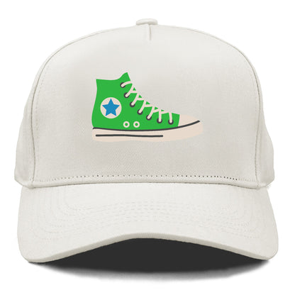 Retro 80s Converse Shoe Green Hat