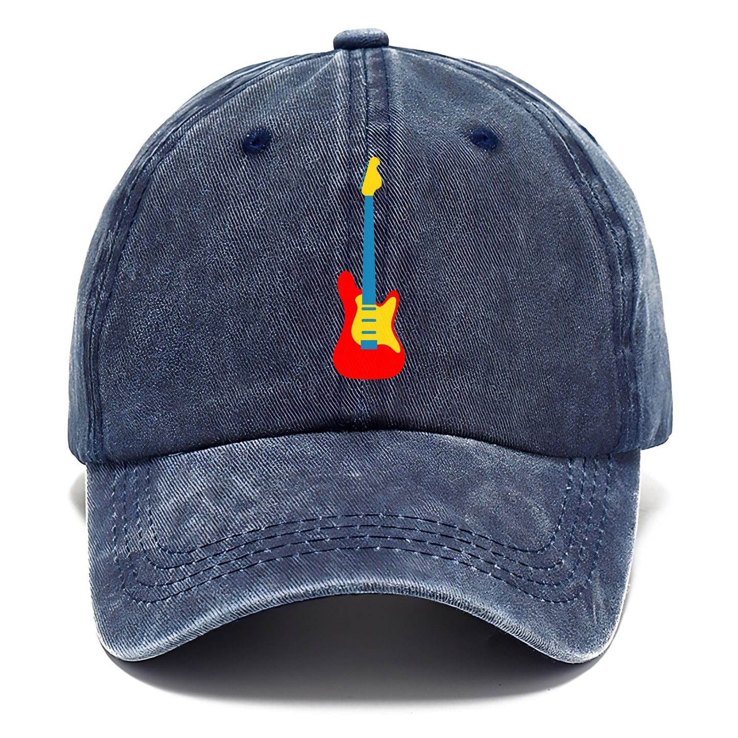 Retro 80s Guitar Red Hat