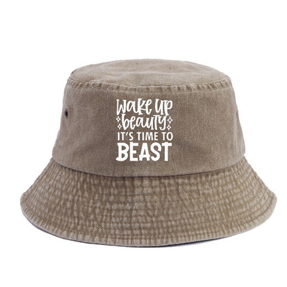 Wake Up Beauty Is Time To Beast Hat