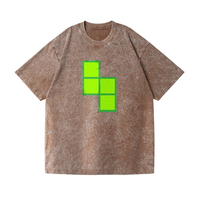 Retro 80s Tetris Blocks Green Hat