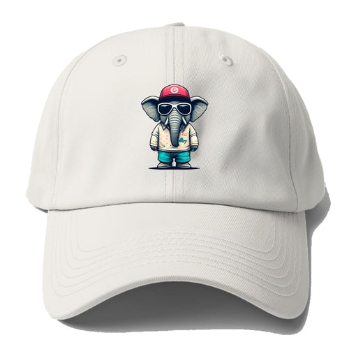 Bored Elephant 5 Baseball Cap For Big Heads