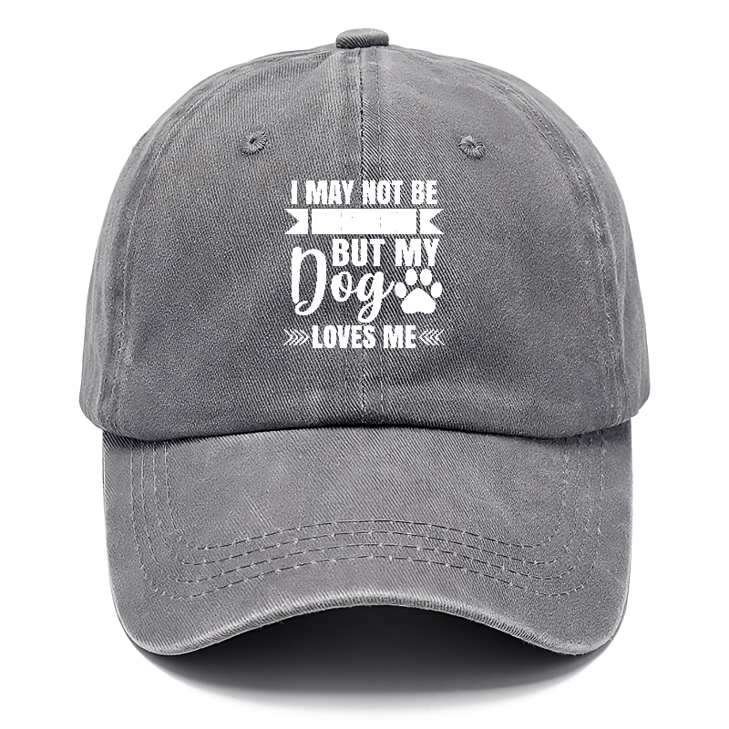 I may not be perfect but my dog loves me Hat