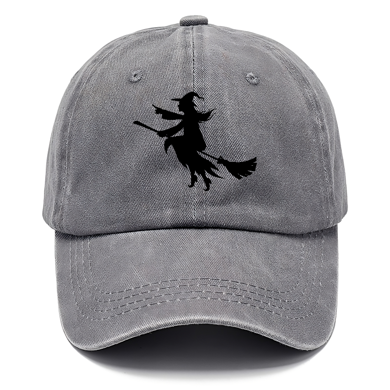 Witch On Broom 6 Hat