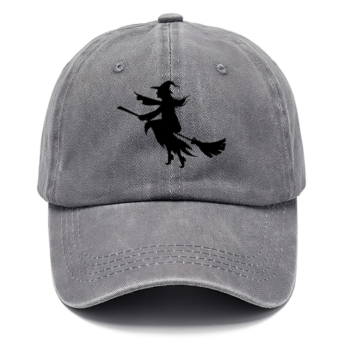 Witch On Broom 6 Classic Cap