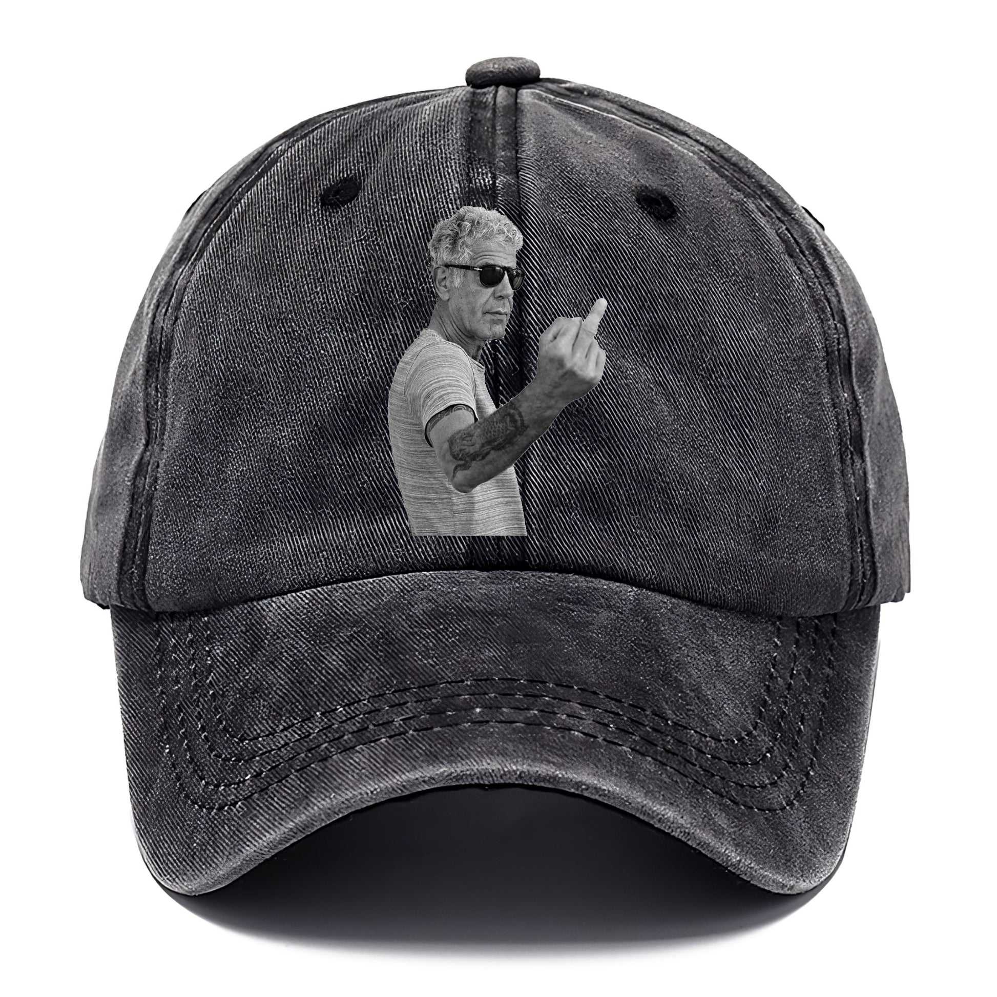 Anthony Bourdain Middle Finger Hat